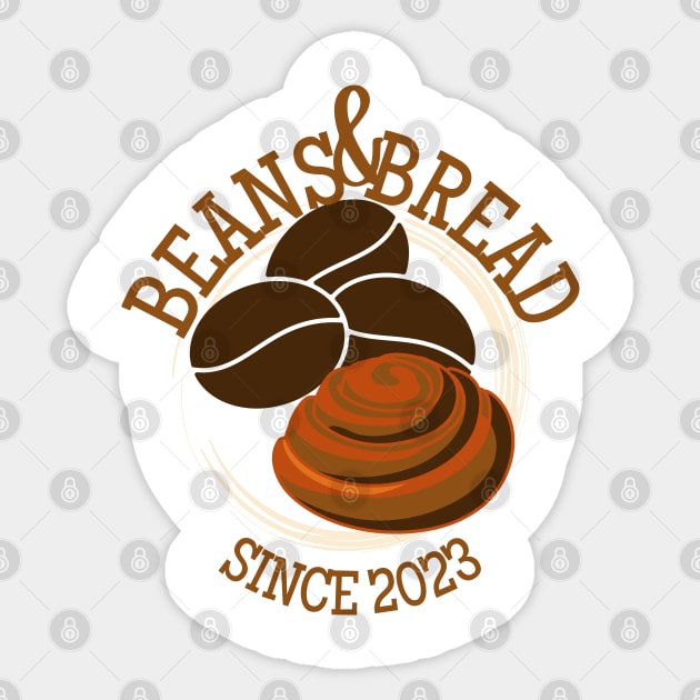 Beans & Bread Logo - from The Accidental Swipe Sticker by Nerdy Romantics Fan Shop*
